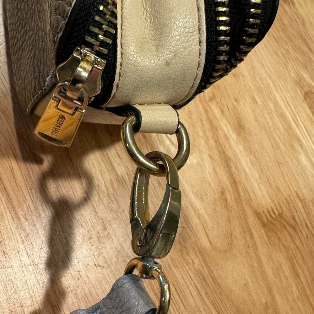 Hobo Steve Madden Shoulder Bag 3 Brown Shades Handbag Purse Crossbody Boho